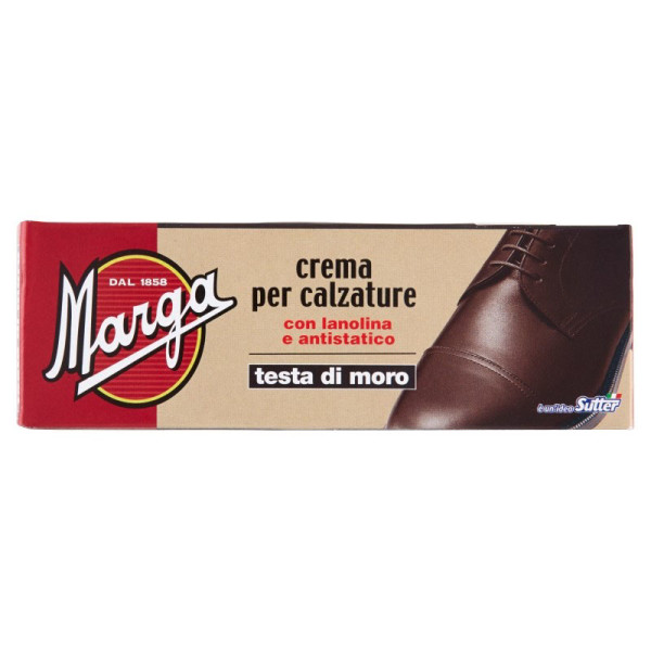shiny for shoes dark brown  tube ml.50
